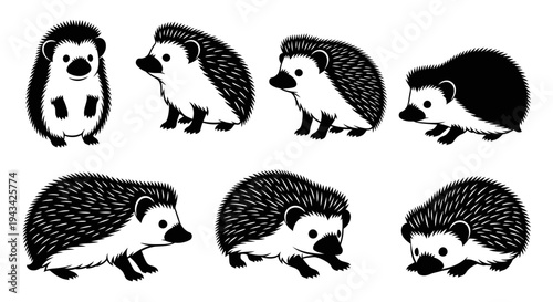 Cute Hedgehog Collection: Diverse Poses and Styles
