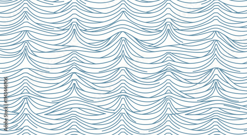 Wavy Lines Pattern Design Element.