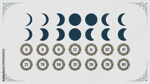 Illustrating the Lunar Cycle Phases with 30-Phase Design for Educational Lunar Studies in a Global Diagram View