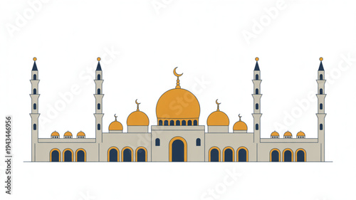 Architectural Illustration from a Side View