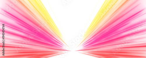 Glowing straight light rays shoot across a deep night background, forming a powerful visual path. Subtle motion blur enhances the energy. A futuristic abstract concept of speed.