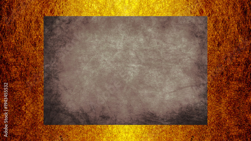 金のフレームの背景素材