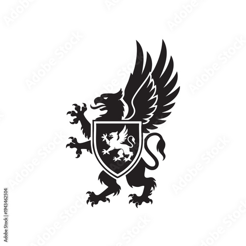 A Griffin logo features a mythical creature with wings and a shield on its body.
