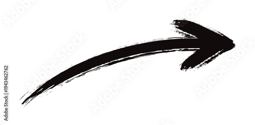 Grunge arrow. Brush, marker drawn bold arrow. grunge arrow brush. grunge arrow paint 