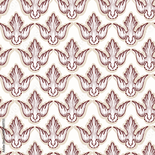 Christias holy spirit dove seamless vector pattern. Religious repeat wallpaper scripture illustration for spirit of god background. 
