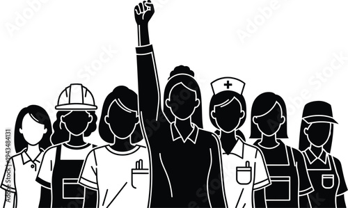 May day protesters unite workers rights movement labor day celebration