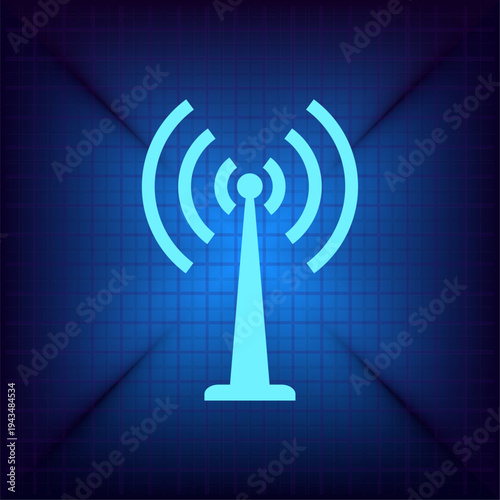 Vector illustration on a blue background