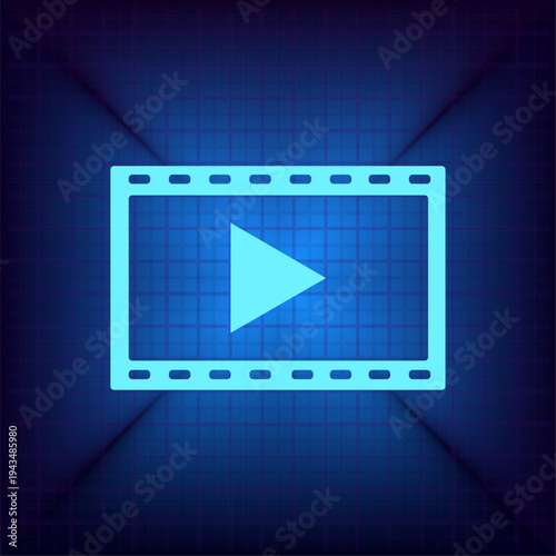 Vector illustration on a blue background