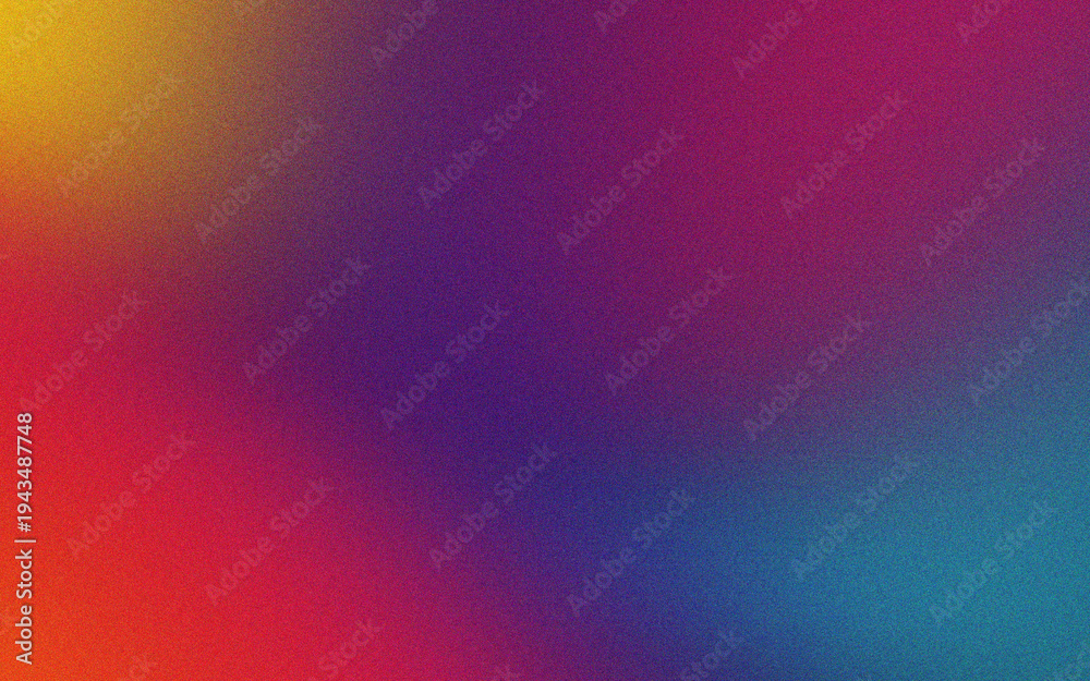 Obraz premium Deep red and blue grain background with dark violet center for high contrast design work