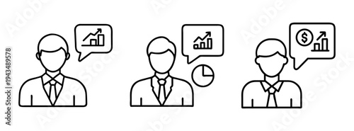 Business growth strategy planning with financial advisor and investment analysis meeting outline