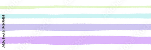 Pastel Hand Drawn Washi Tape Strips for Digital Bullet Journaling and Scrapbooking Layouts
