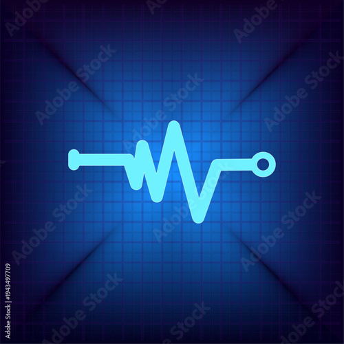 Vector illustration on a blue background