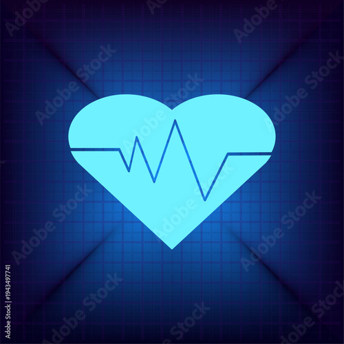 Vector illustration on a blue background