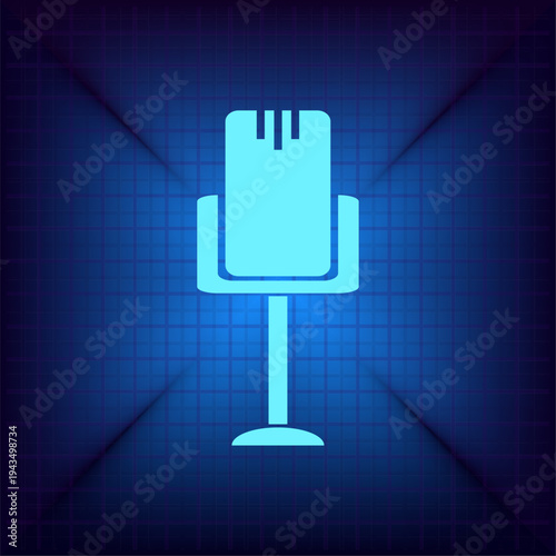 Vector illustration on a blue background