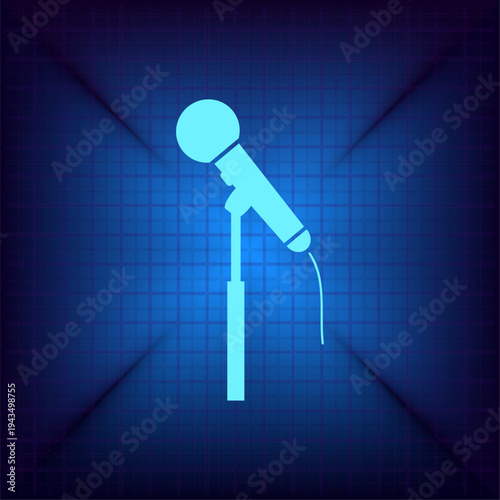 Vector illustration on a blue background