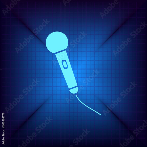Vector illustration on a blue background