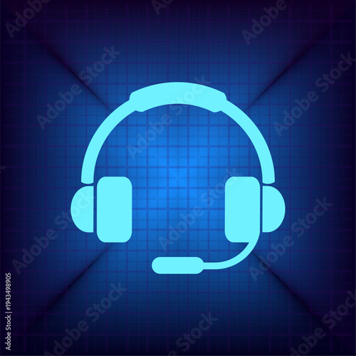 Vector illustration on a blue background