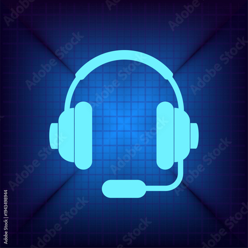 Vector illustration on a blue background