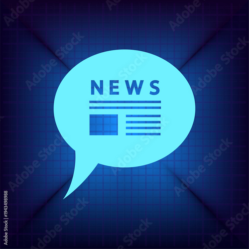 Vector illustration on a blue background