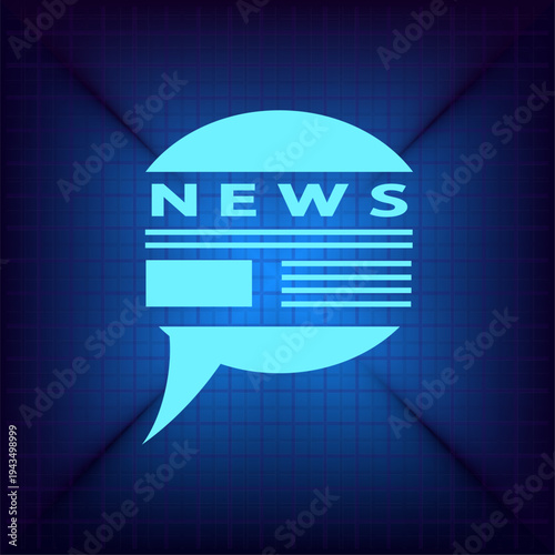 Vector illustration on a blue background