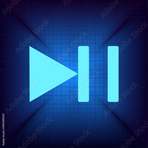 Vector illustration on a blue background