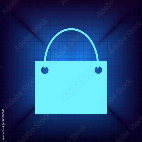 Vector illustration on a blue background