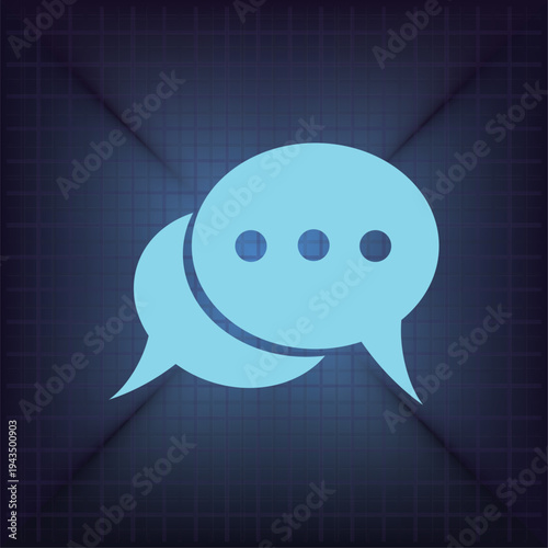 Photography Vector illustration on a blue background