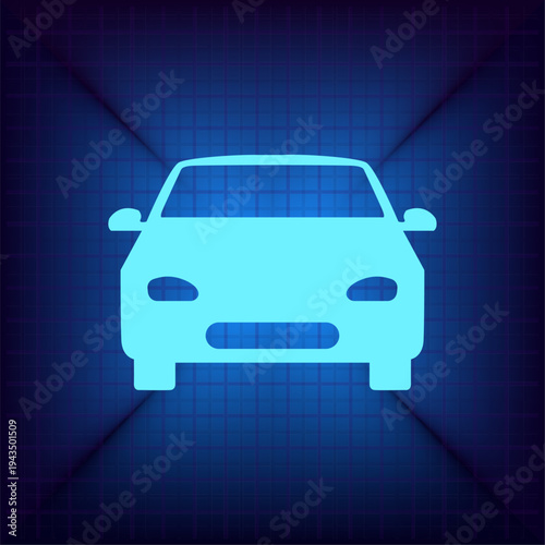 Vector illustration on a blue background