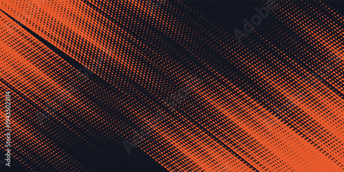 Dots halftone yellow and dark blue color pattern gradient grunge texture background. Dots pop art sport style vector illustration eps10