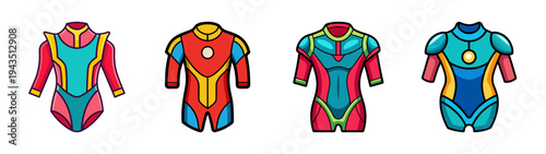 Explore futuristic fashion apparel designs showcasing unique and colorful garment concepts style ideas