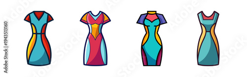 Explore stylish fashion dress designs and colorful outfit ideas for women with unique style trends