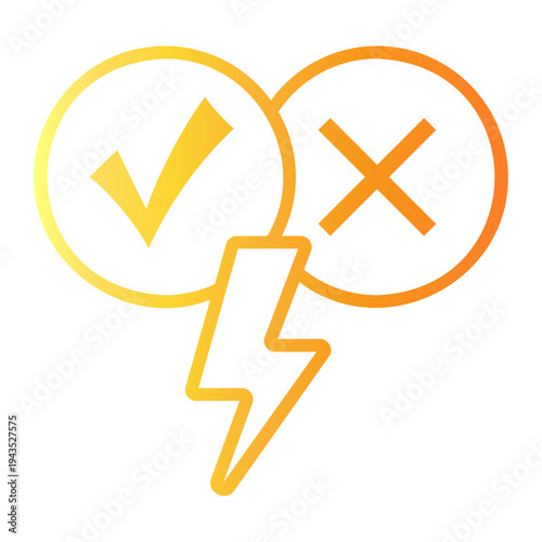 critical thinking Line Gradient Icon