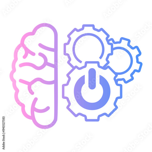 critical thinking Line Gradient Icon