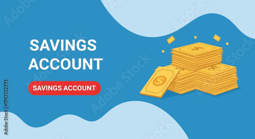 Stack of Gold Coins and Bills.