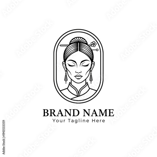 Ethereal oriental beauty logo