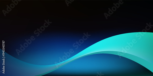 glow curve line dark blue abstract background premium luxury copy space design