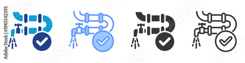 Efficient Fixtures icon set multiple style collection