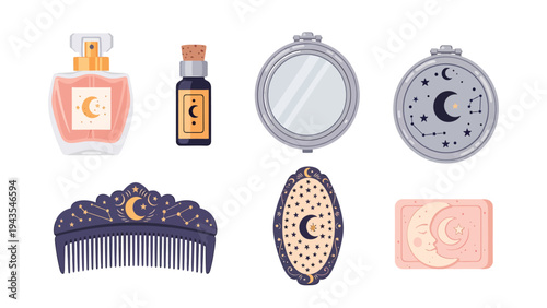 Celestial Beauty Collection Moon Stars and Cosmic Accessories for Modern Mystics