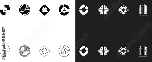 Collection of various diamond and gemstone shapes and designs