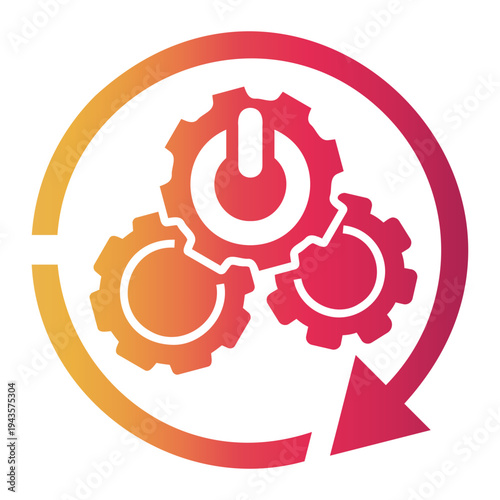 critical thinking Gradient icon