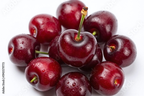 A bunch of cherries sitting on top of a table._00001_