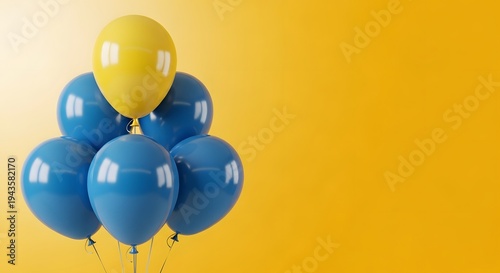 Vibrant balloons celebrating labor day with joy and festivity