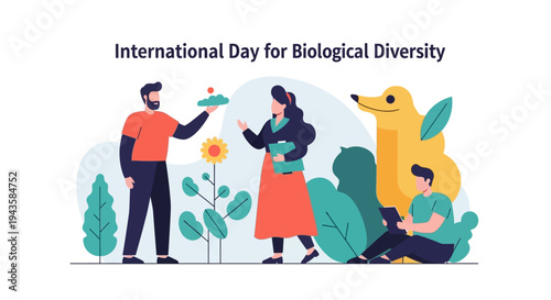 Community celebrating and protecting Earth's rich natural heritage and biological diversity with sustainable practices