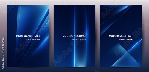 Modern abstract technology background With blue tech banner, corporate business concept, Digital Ads, business presentation or tech event poster