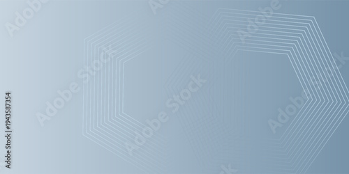  Abstract hexagon lines on gray background. Geometric stripe line art design modern. Vector Illustration