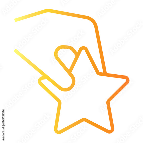 loyalty Line Gradient Icon