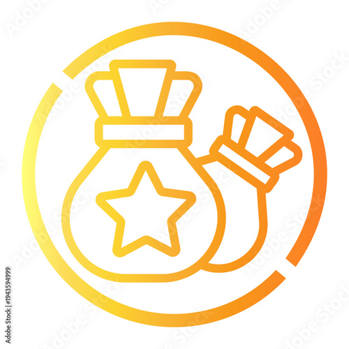 loyalty Line Gradient Icon