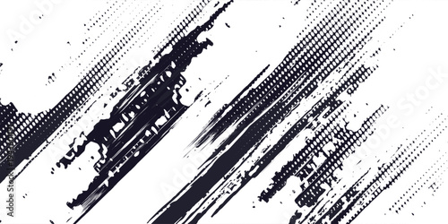 Tire tracks background for rally, drift, motocross, off-road and other auto and motorsport. Black tire marks on a white background with a worn effect and splashes of dirt. Vector isolated texture