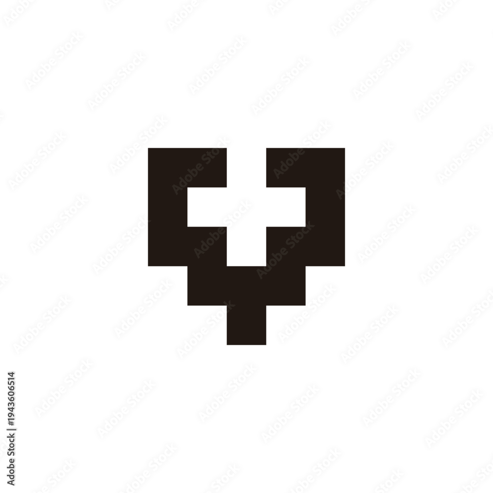 Fototapeta premium Letter Y plus, square geometric symbol simple logo vector