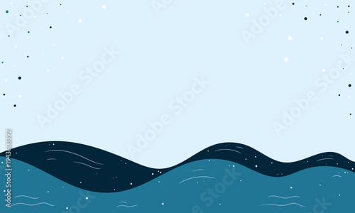 vector illustration of a wave background. ocean background